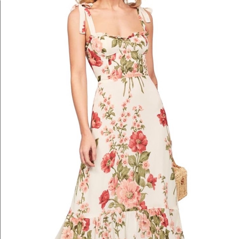 Reformation Nikita Floral Dress